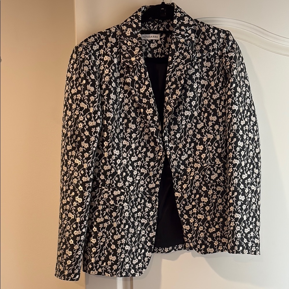 Altuzarra Black and White Blazer Classic Suit Jacket